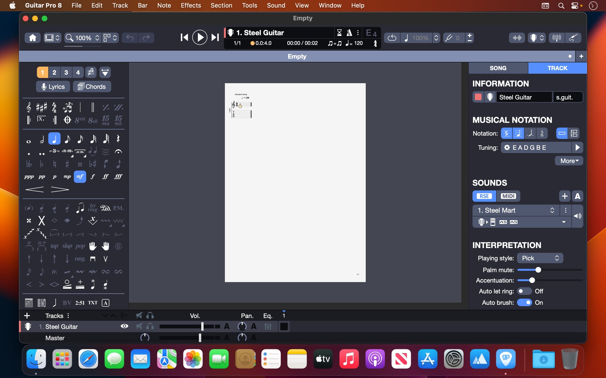 Guitar Pro 8 screenshot 3